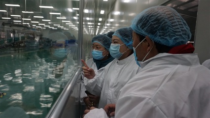 汴梁头条|开封市龙亭区人大教工委到味神公司调研 食品经营